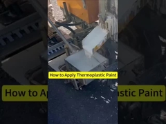 Высоко видимость термопластической краски для дорожных знаков Процесс быстрого и простого нанесения